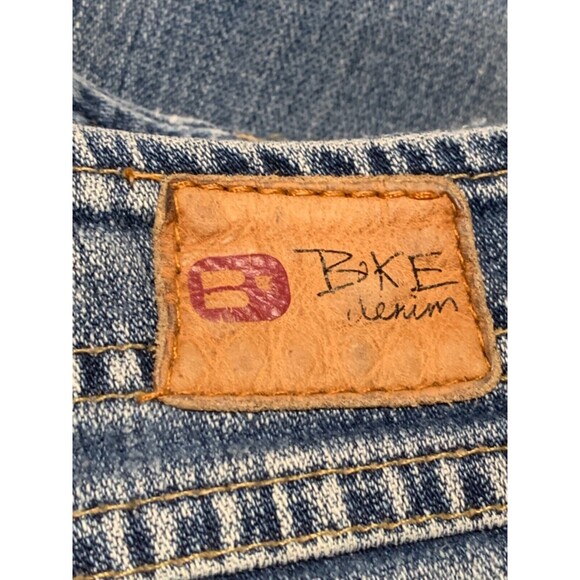 Bucke BKE Jeans Womens 30 Blue Crop Capri Stretch Casual Straight Distressed - Picture 10 of 15